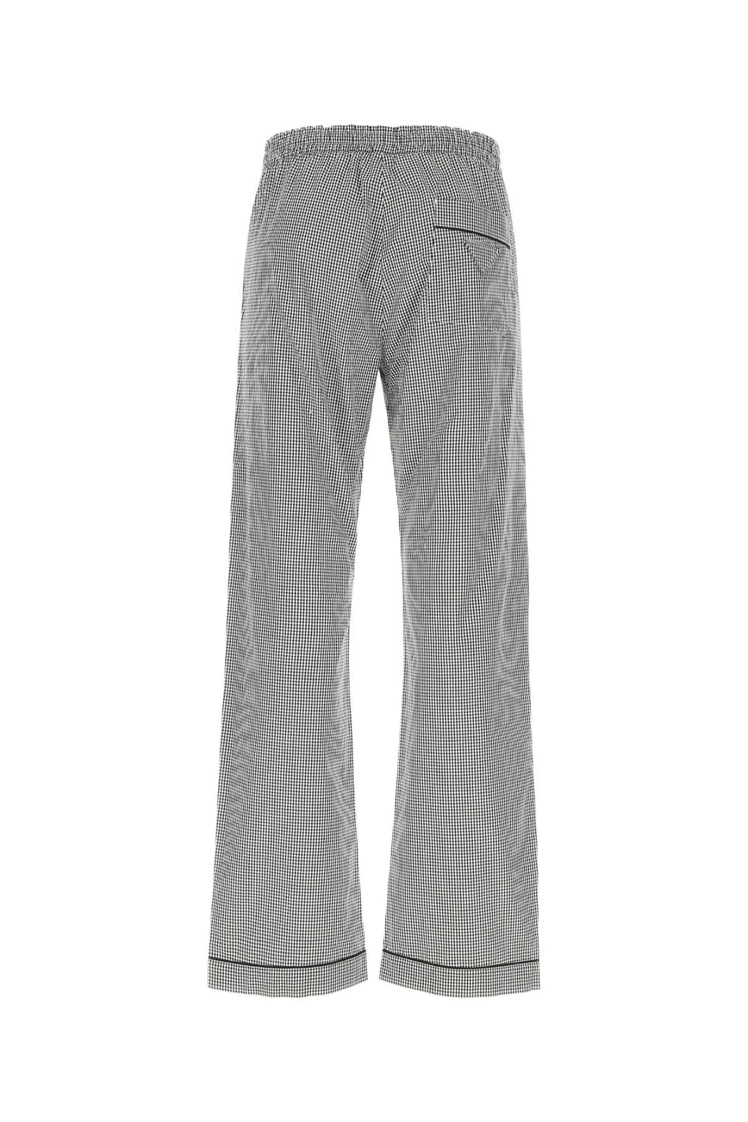 Prada Men Embroidered Poplin Pant
