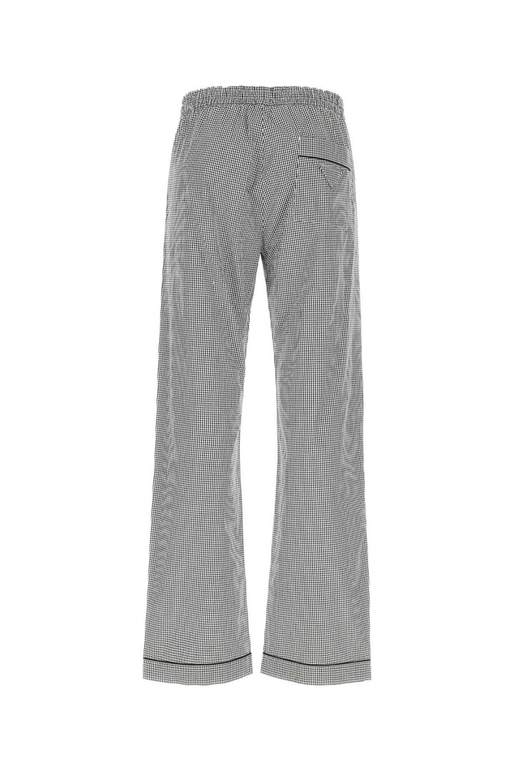 Prada Men Embroidered Poplin Pant