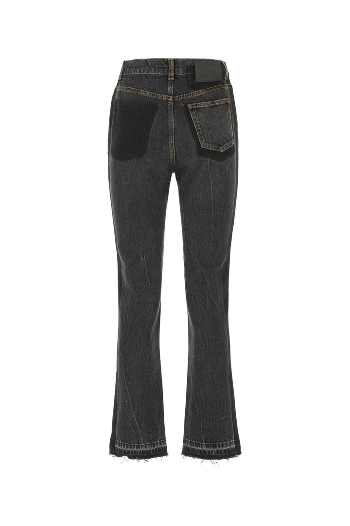 Alexander Mcqueen Women Black Denim Jeans