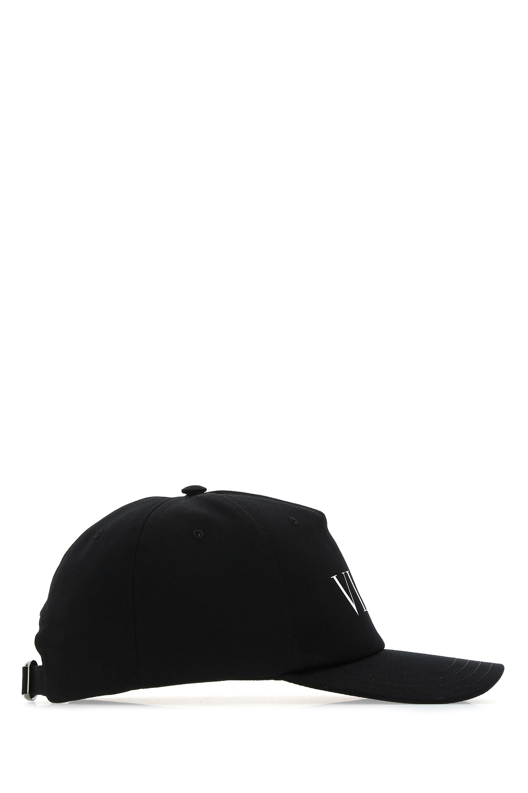 Valentino Garavani Men Black Cotton Baseball Cap