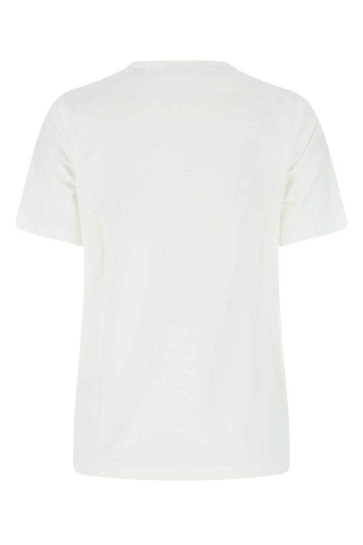 Burberry Women White Cotton T-Shirt