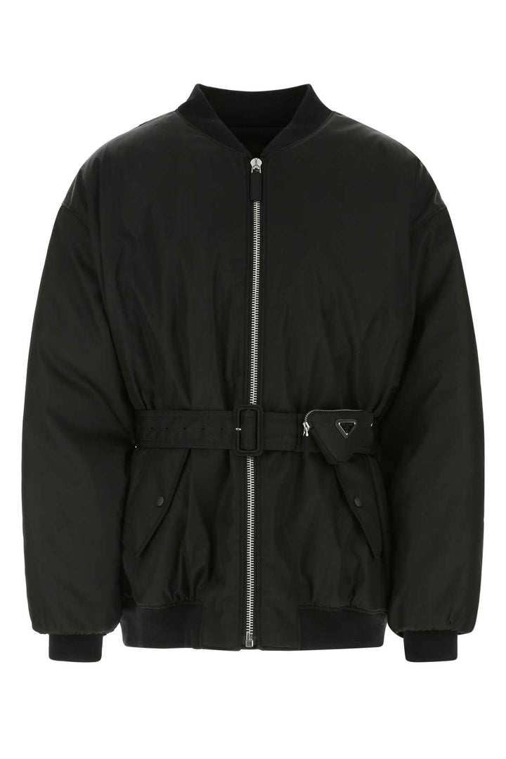 Prada Men Black Re-Nylon Padded Jacket
