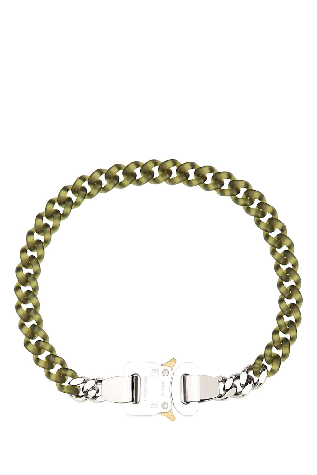 Alyx Men Two-Tone Nylon And Metal Necklace