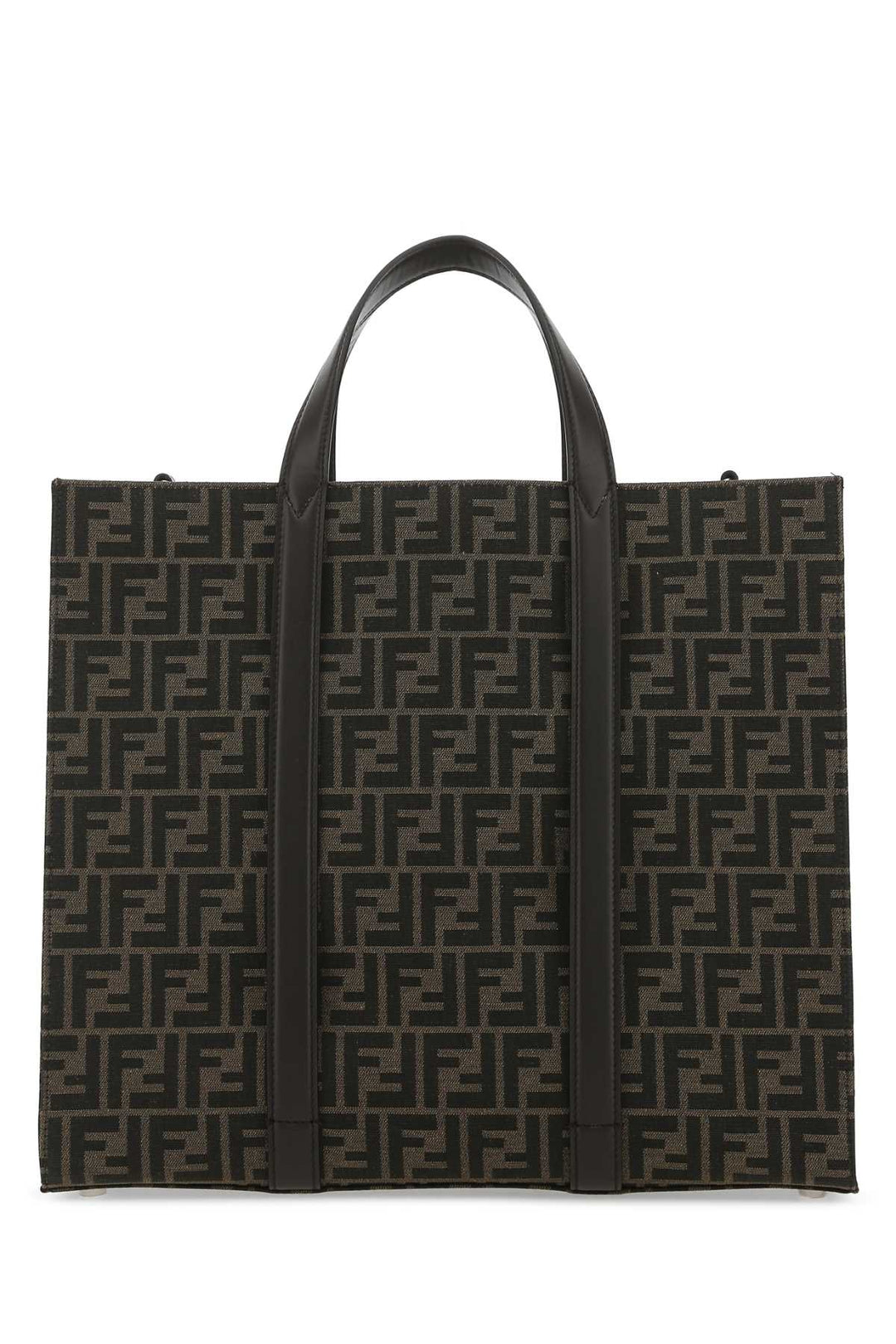 Fendi Men Embroidered Canvas Shopping Bag