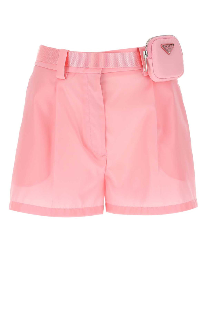 Prada Women Pink Nylon Shorts