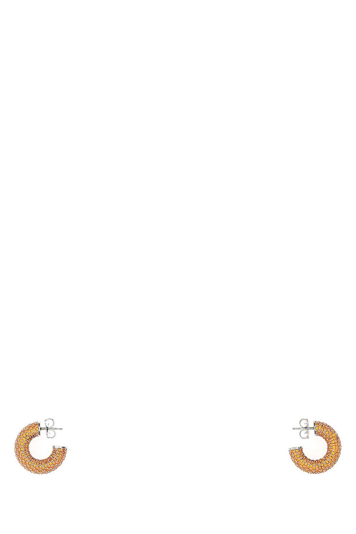 Amina Muaddi Women Embellished Metal Mini Cameron Earrings