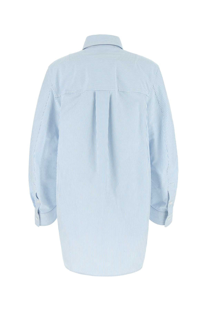 Bottega Veneta Women Embroidered Cotton Oversize Shirt