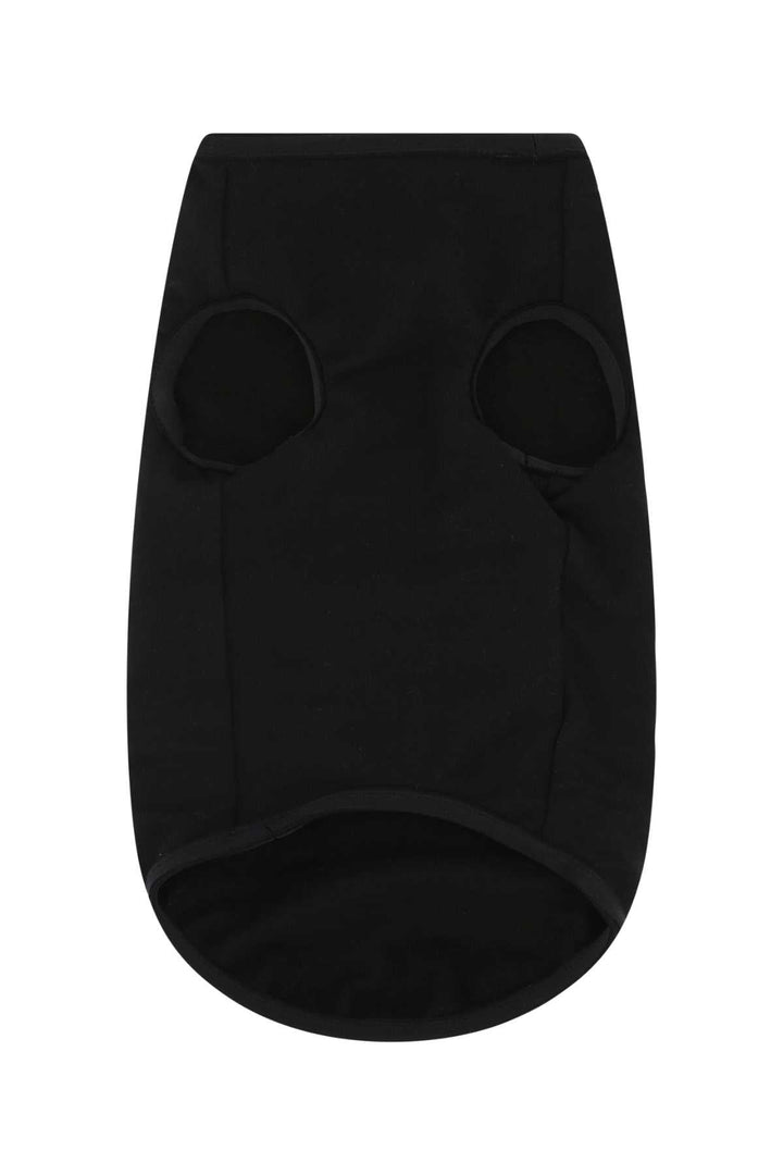 Versace Unisex Black Stretch Cotton Dog T-Shirt