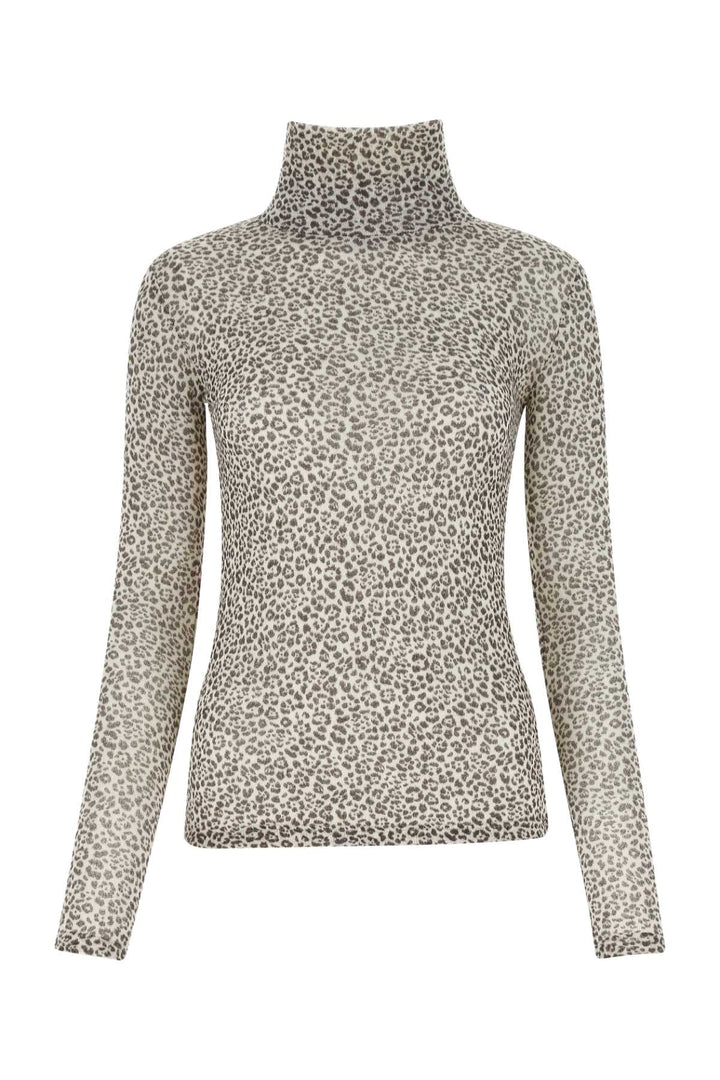 Saint Laurent Women Printed Wool Top