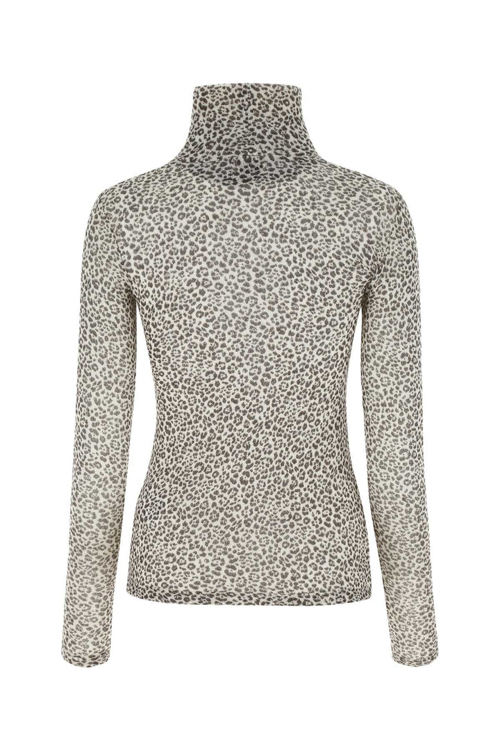 Saint Laurent Women Printed Wool Top