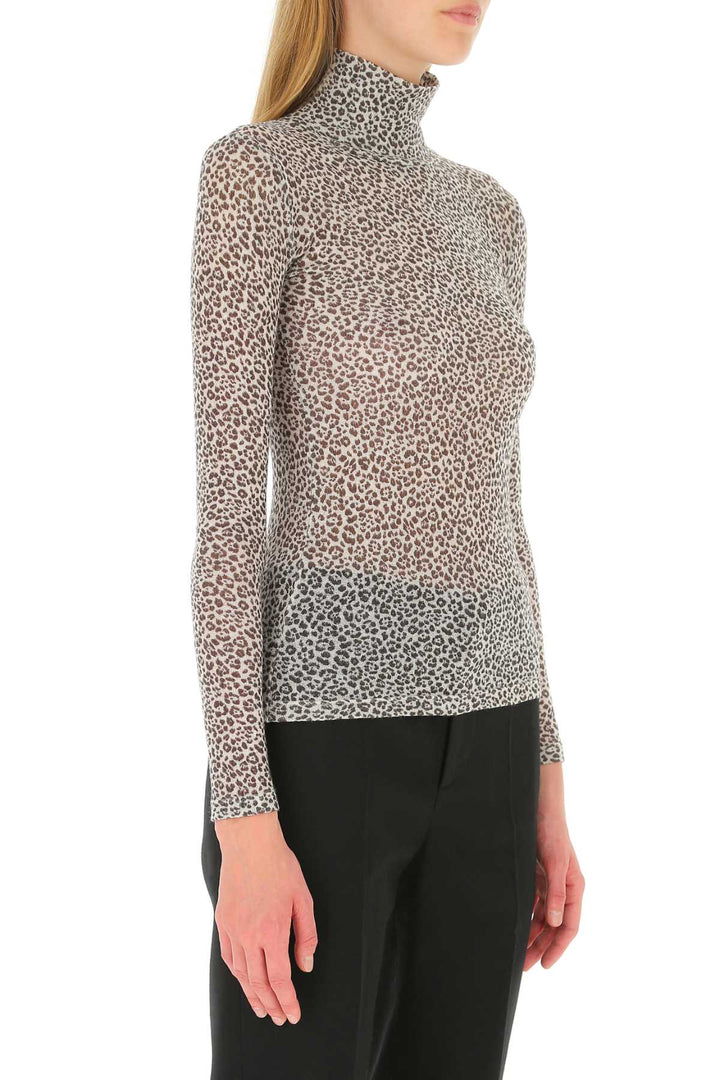 Saint Laurent Women Printed Wool Top