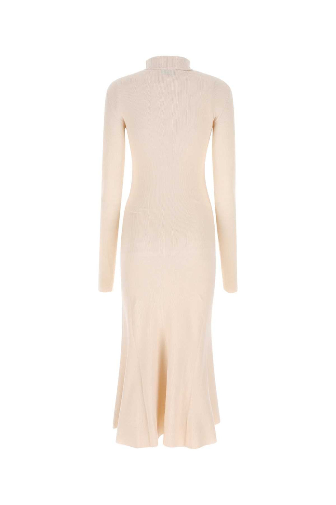 Balenciaga Women Sand Silk Blend Dress