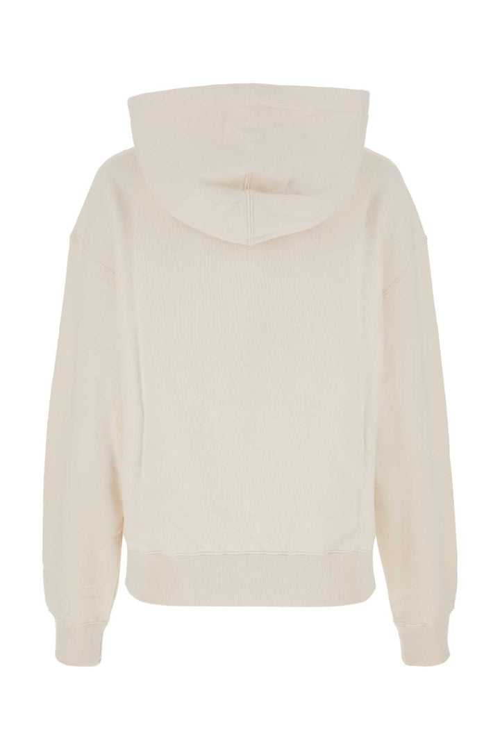 Jil Sander Women Ivory Cotton Oversize Sweatshirt