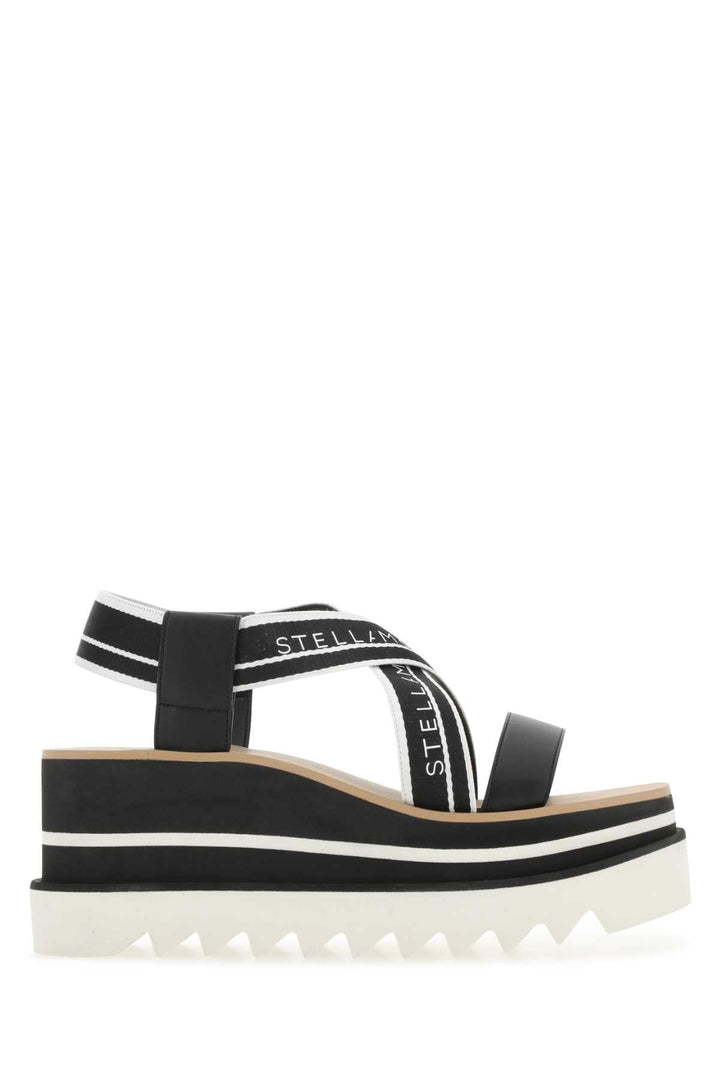 Stella Mccartney Women Two-Tone Fabric Sneak Elyse Sandals