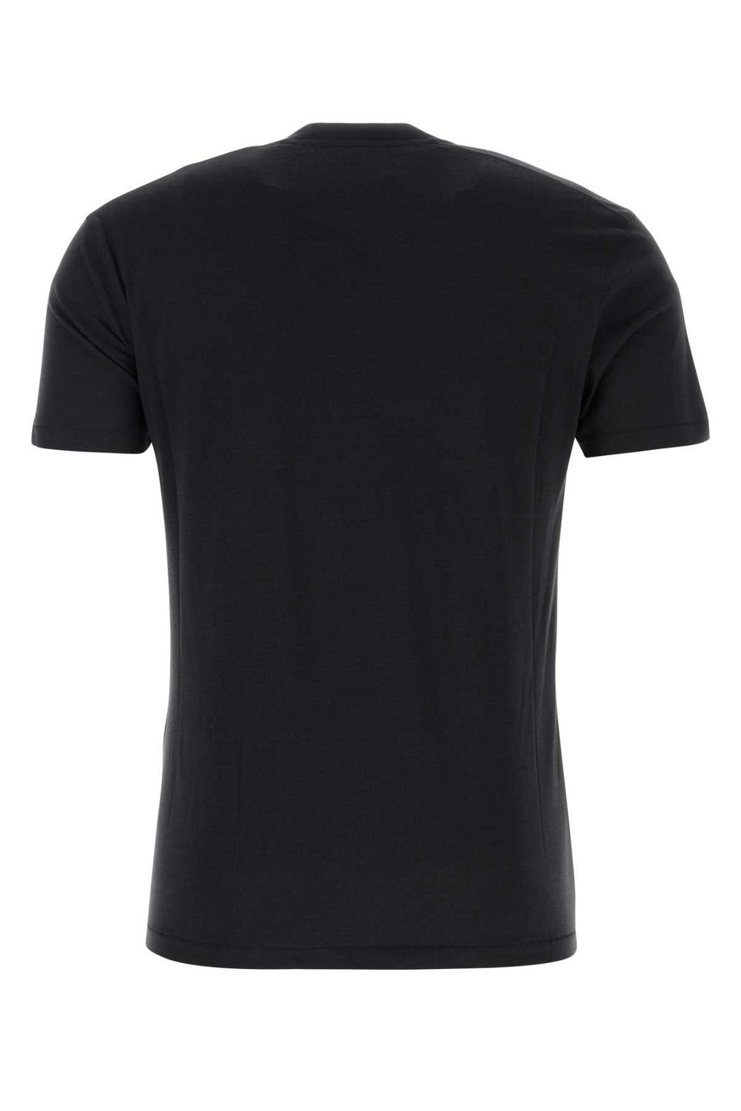 Tom Ford Men Black Lyocell Blend T-Shirt