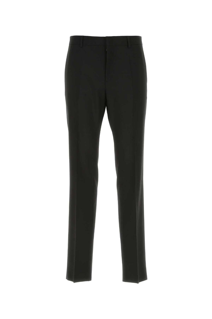 Valentino Garavani Men Black Wool Pant