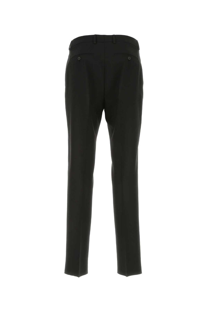 Valentino Garavani Men Black Wool Pant