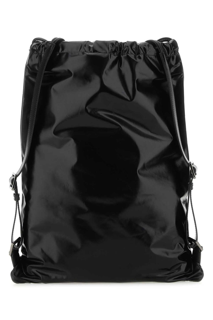 Valentino Garavani Men Black Leather Vltn Sack