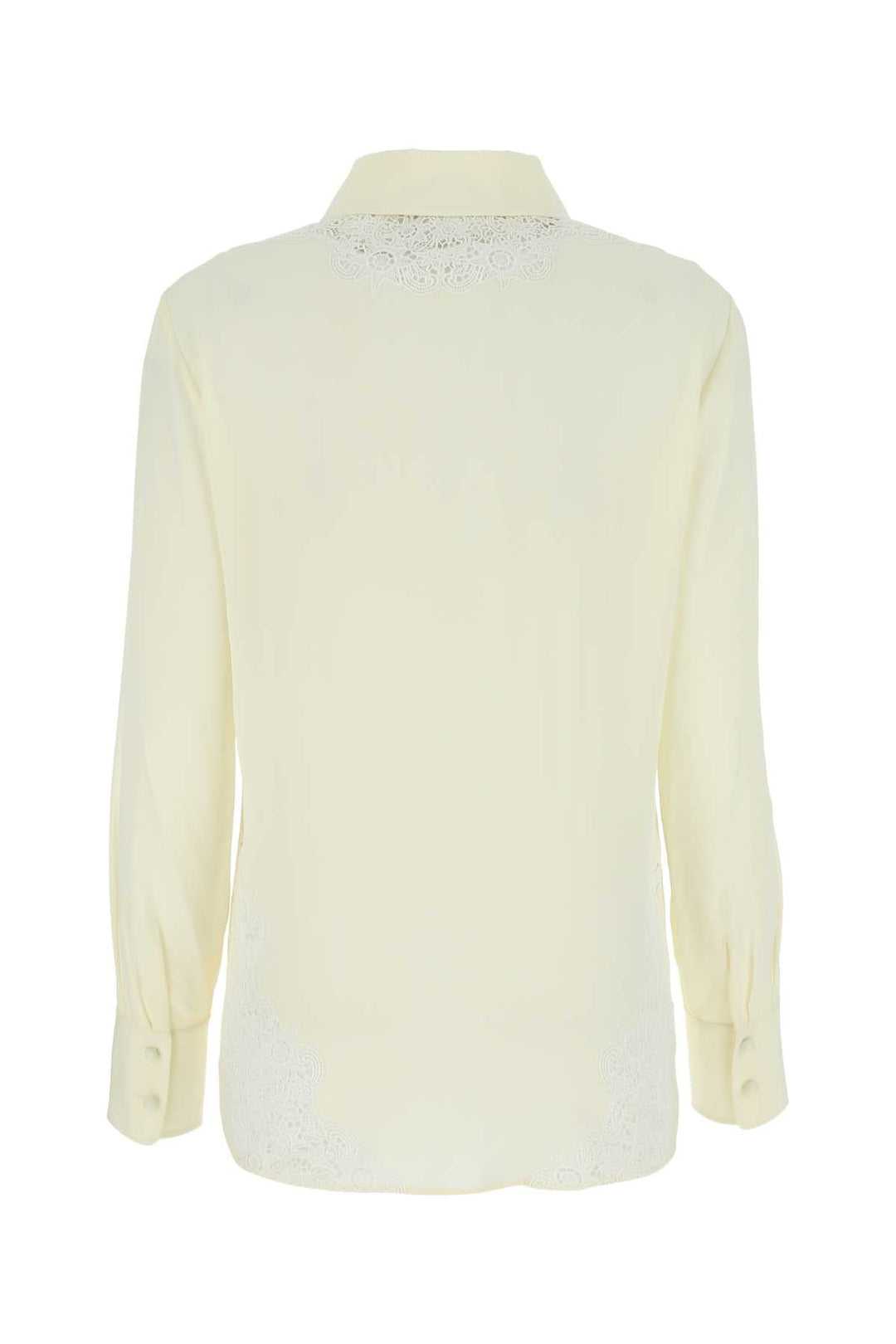 Chloe Women Ivory Crepe Shirt