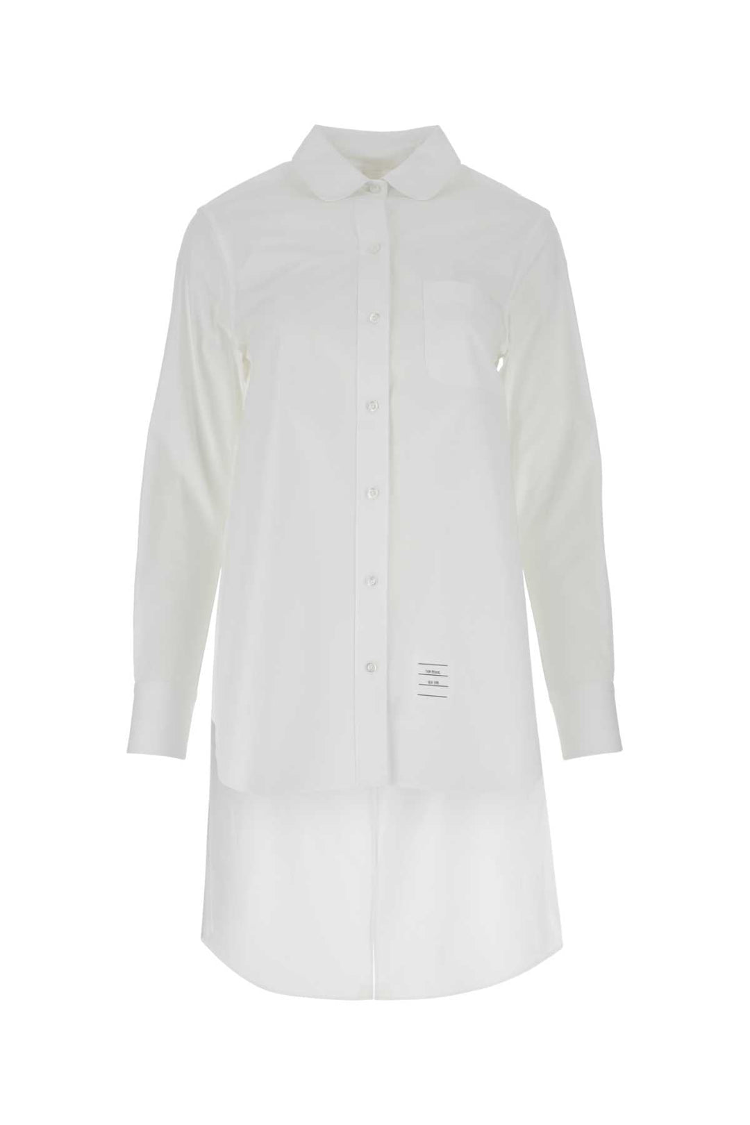 Thom Browne Women White Poplin Oversize Shirt
