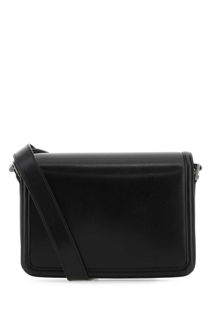Saint Laurent Men Black Leather Solferino Shoulder Bag