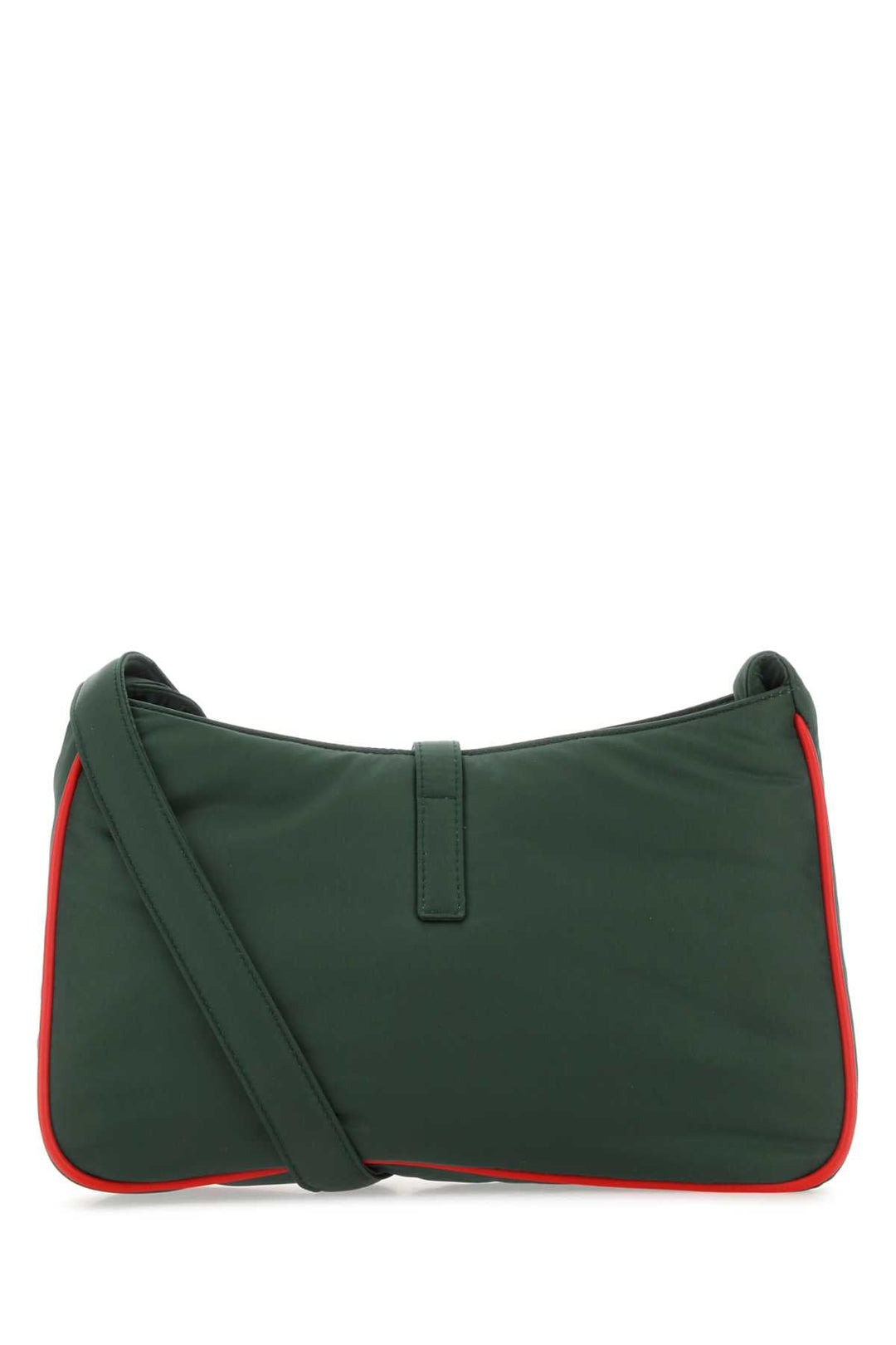 Saint Laurent Men Dark Green Econylâ® Le 5 Ã€ 7 Shoulder Bag