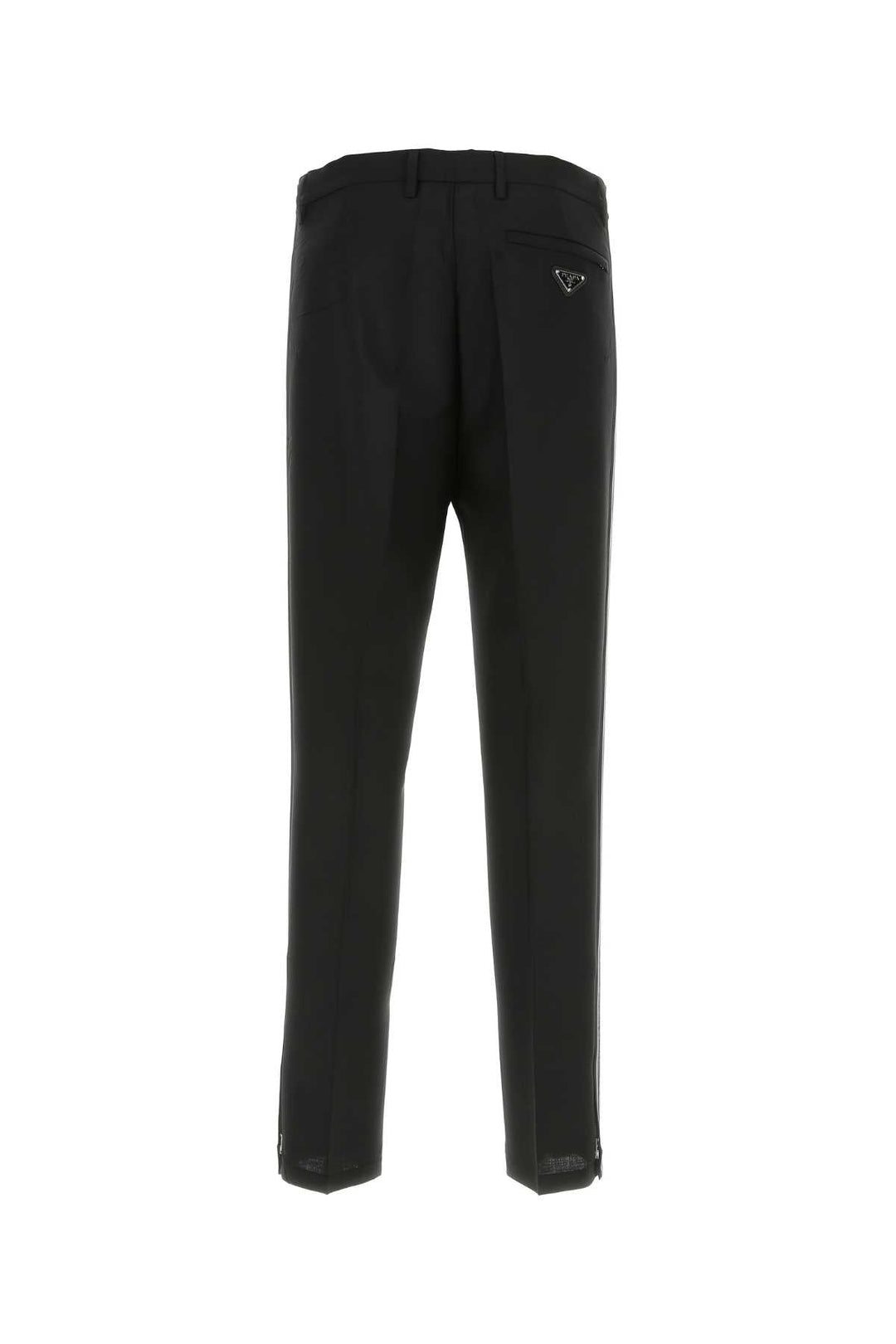 Prada Men Black Mohair Blend Pant