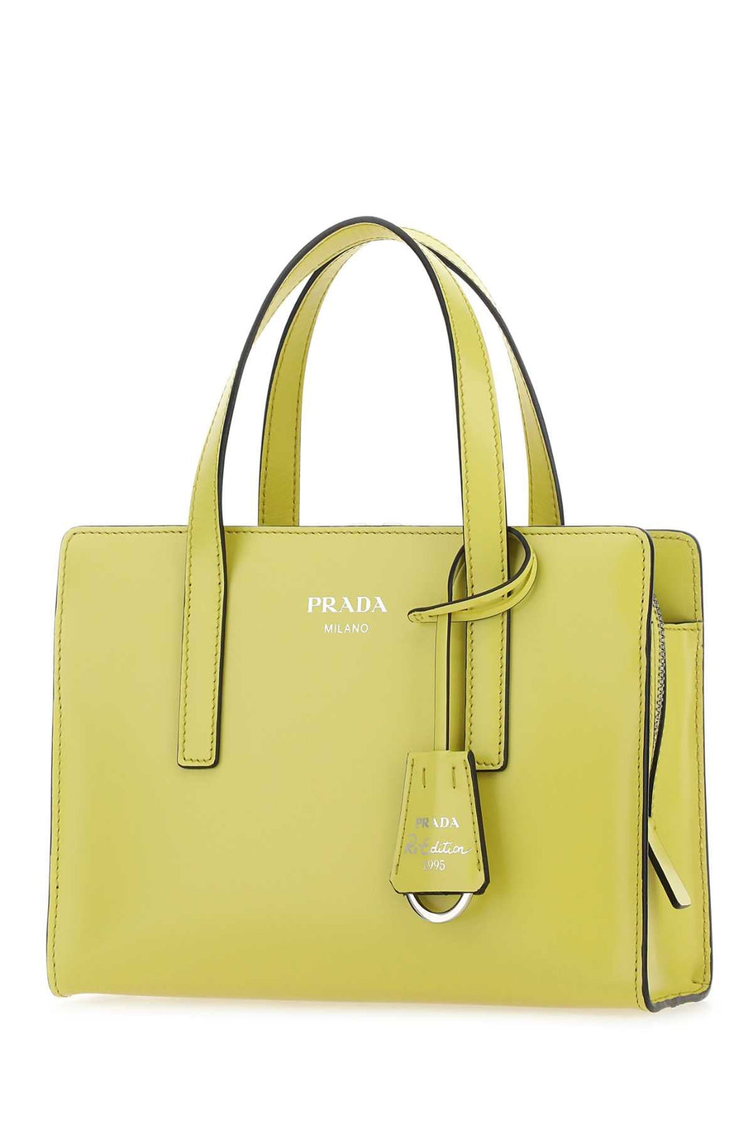 Prada Women Acid Green Leather Re-Edition 1995 Handbag