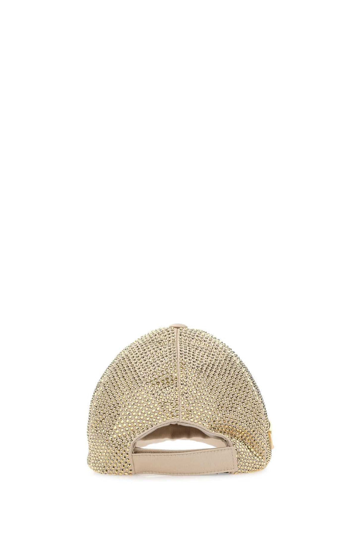 Prada Women Embellished Duchesse Baseball Cap
