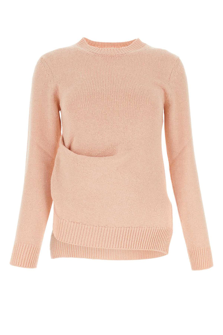Jil Sander Women Light Pink Cotton Blend Sweater