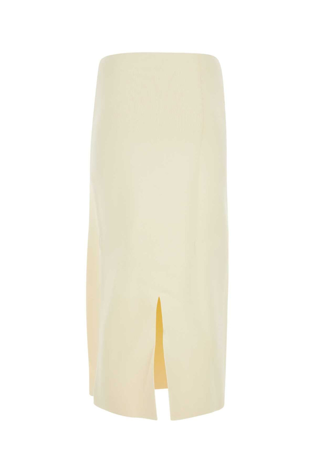 Jil Sander Women Ivory Viscose Blend Skirt