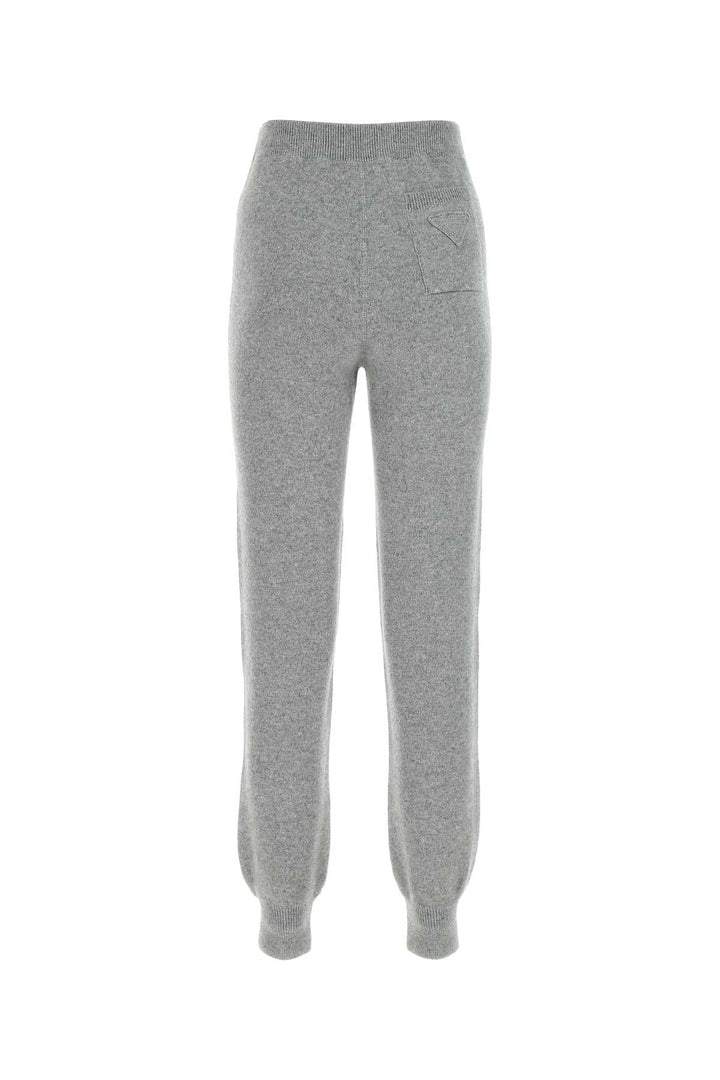 Prada Women Grey Cashmere Joggers