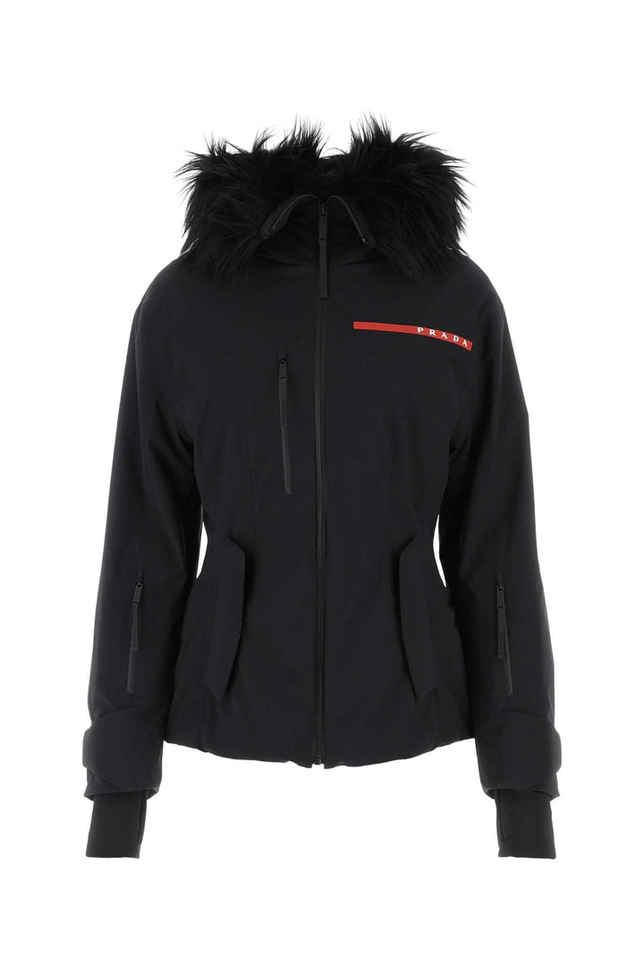 Prada Women Black Re-Nylon Ski Jacket