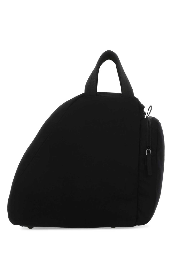 Prada Men Black Canvas Travel Bag