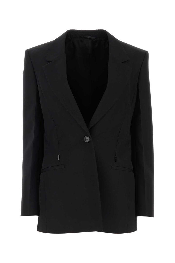 Givenchy Women Black Wool Blend Blazer