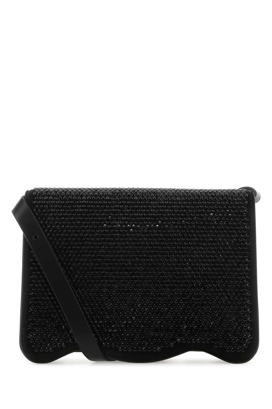 Palm Angels Women Embellished Suede Palm Beach Crossbody Bag