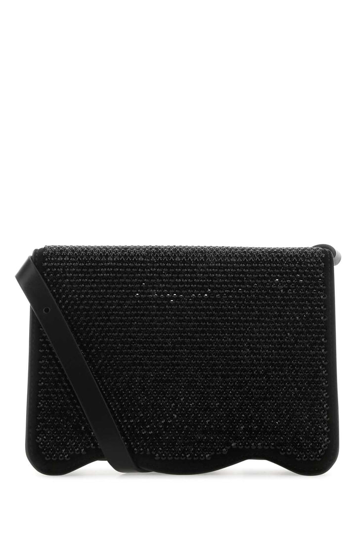 Palm Angels Women Embellished Suede Palm Beach Crossbody Bag