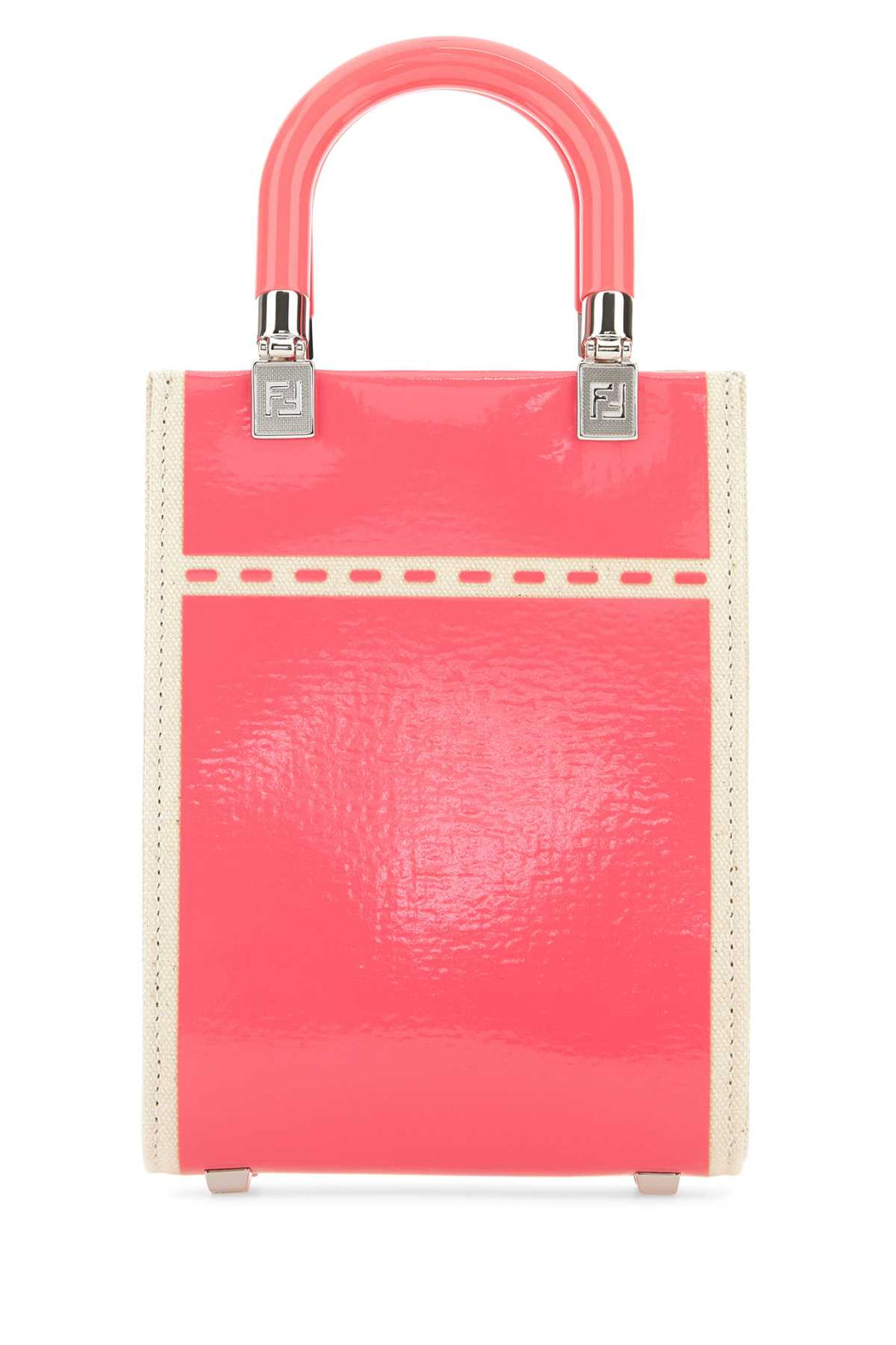 Fendi Women Two-Tone Canvas Mini Sunshine Handbag