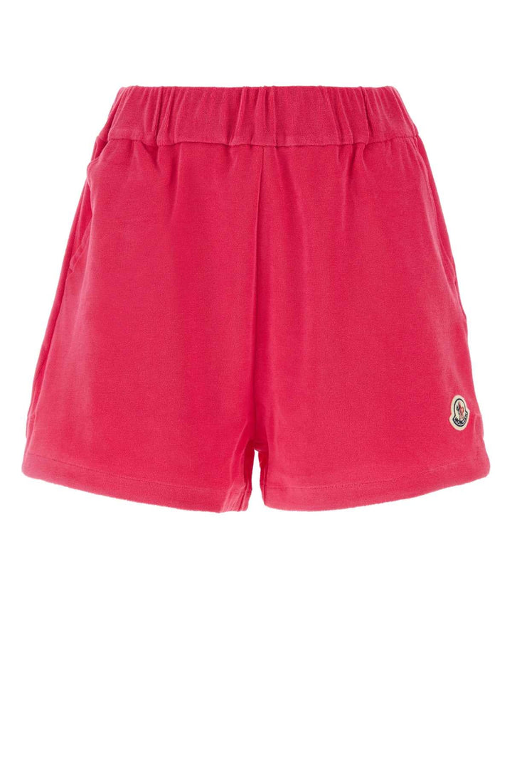 Moncler Women Fuchsia Chenille Shorts