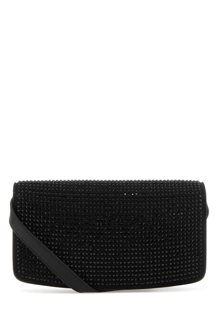Stella Mccartney Women Black Alter Mat Mini S-Wave Wallet