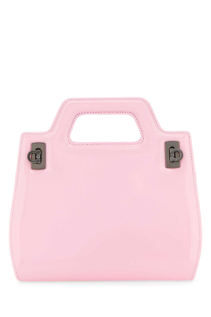 Salvatore Ferragamo Women Pink Leather Mini Wanda Handbag