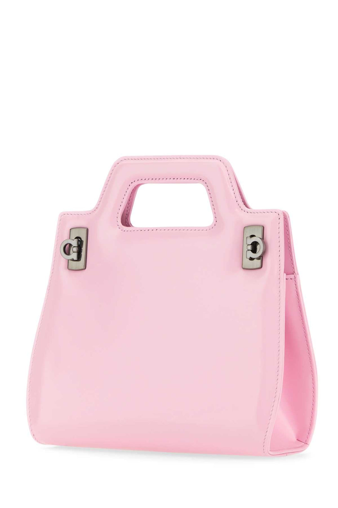 Salvatore Ferragamo Women Pink Leather Mini Wanda Handbag