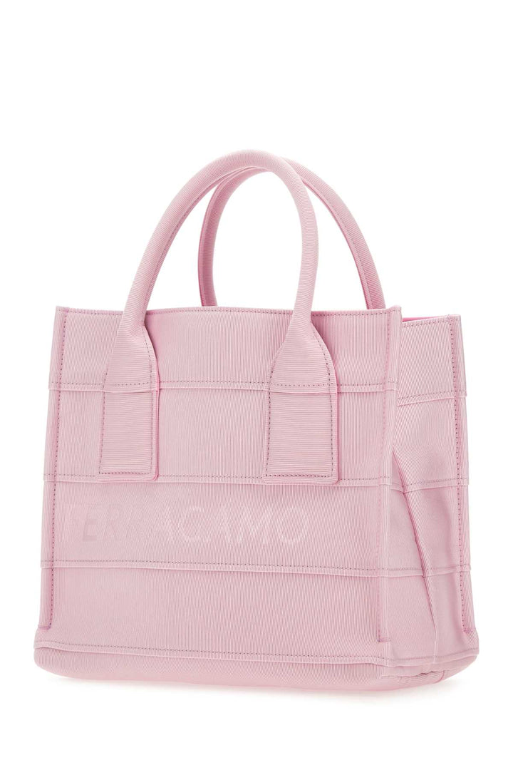 Salvatore Ferragamo Women Pink Fabric Beach S Handbag