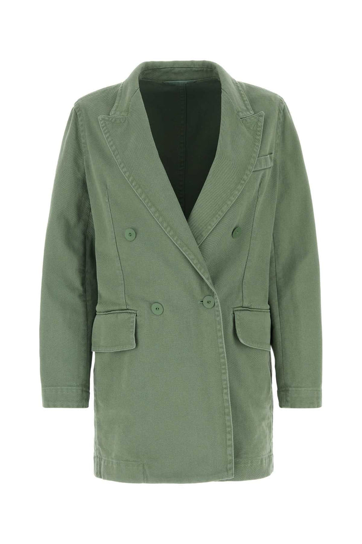 Max Mara Women Sage Green Denim Zenobia Blazerâ