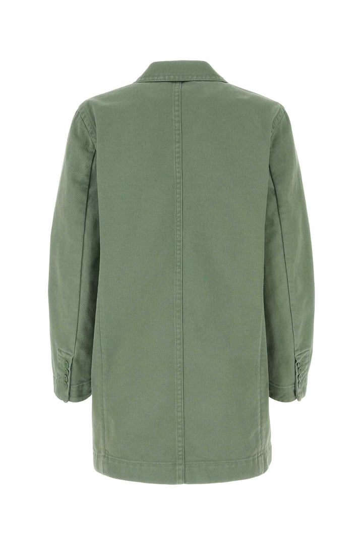 Max Mara Women Sage Green Denim Zenobia Blazerâ
