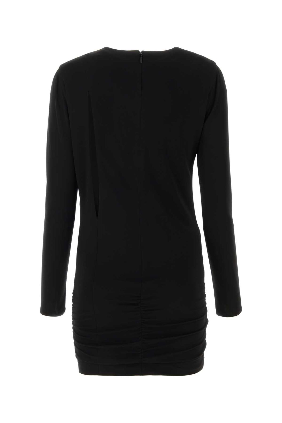 Versace Women Black Stretch Viscose Mini Dress