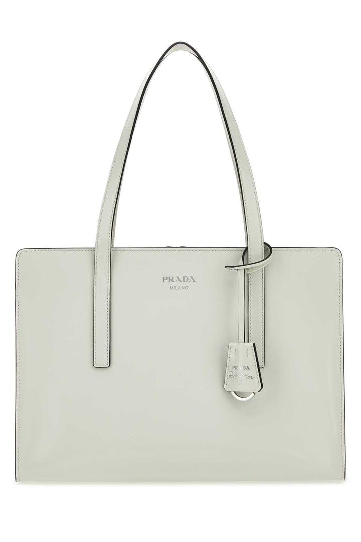 Prada Women White Leather Re-Edition 1995 Shoulder Bag