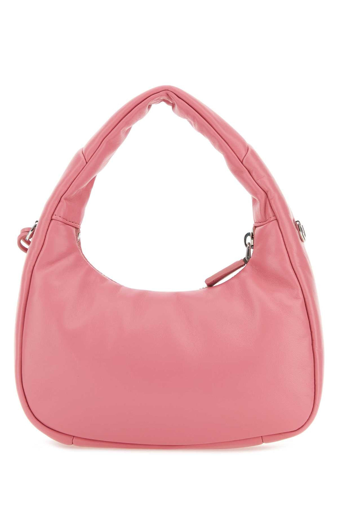 Prada Women Pink Nappa Leather Mini Prada Soft Handbag