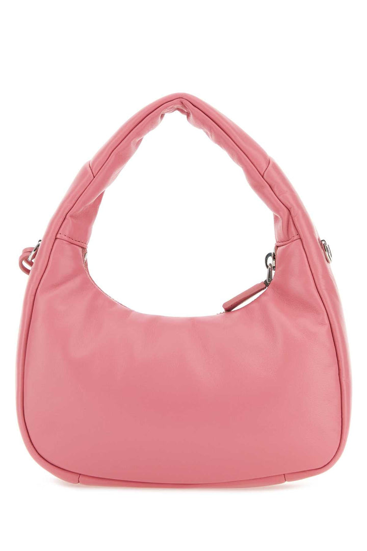 Prada Women Pink Nappa Leather Mini Prada Soft Handbag