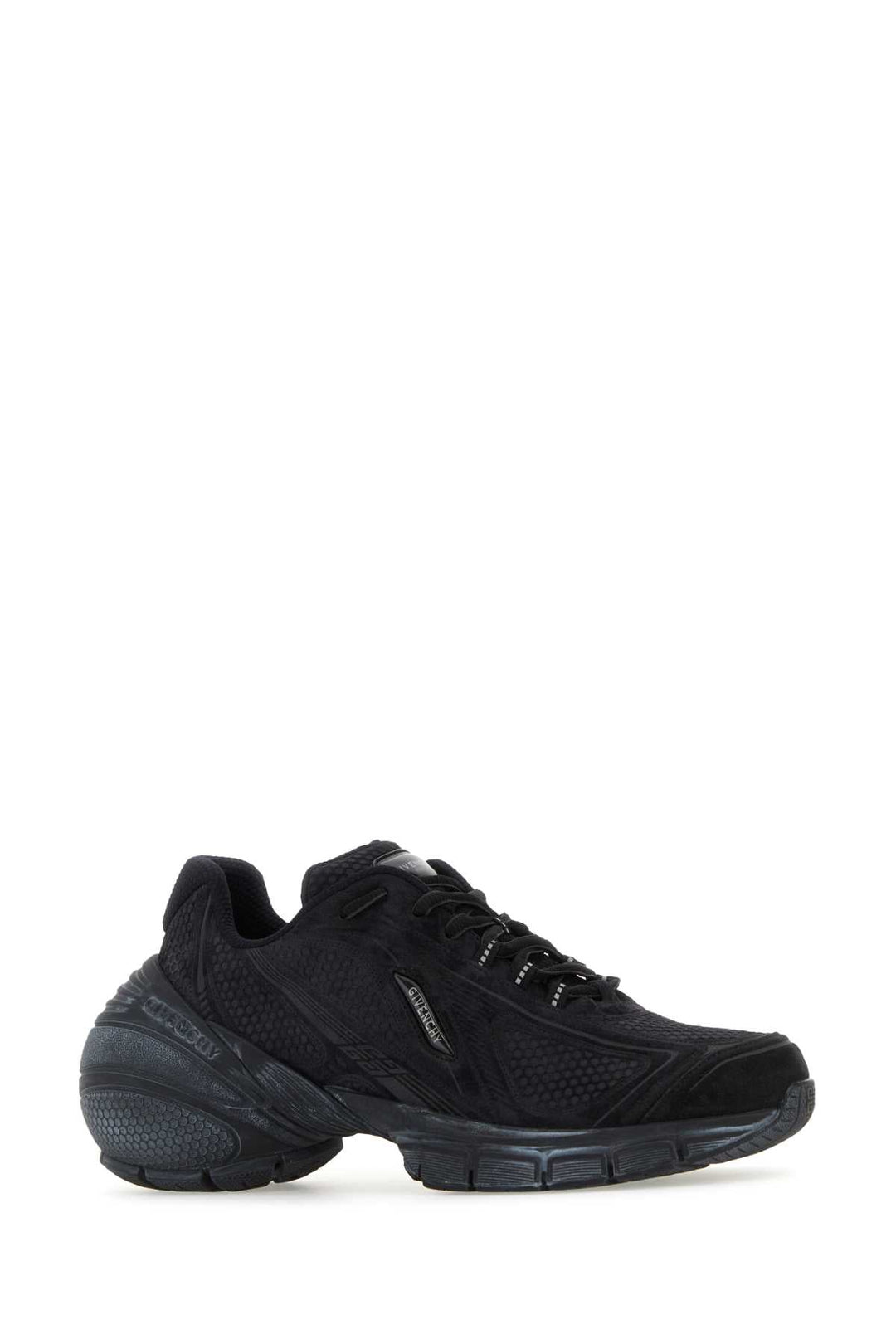 Givenchy Men Black Leather Tk-Mx Runner Sneakers